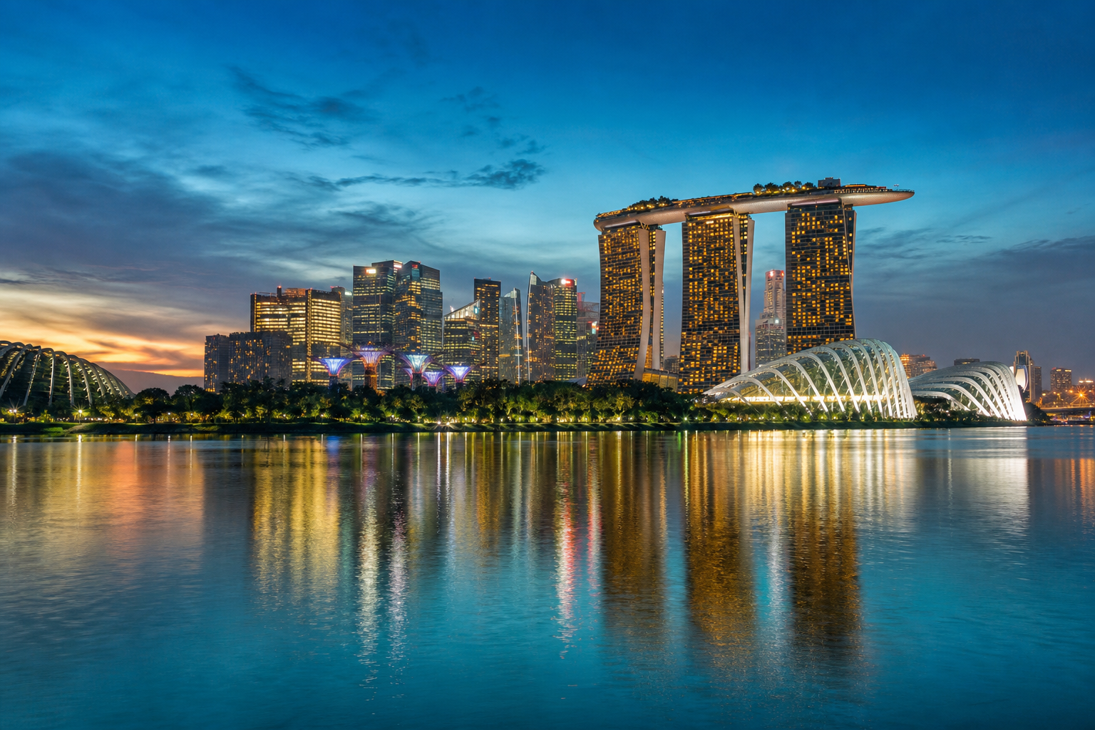 Marina Bay skyline